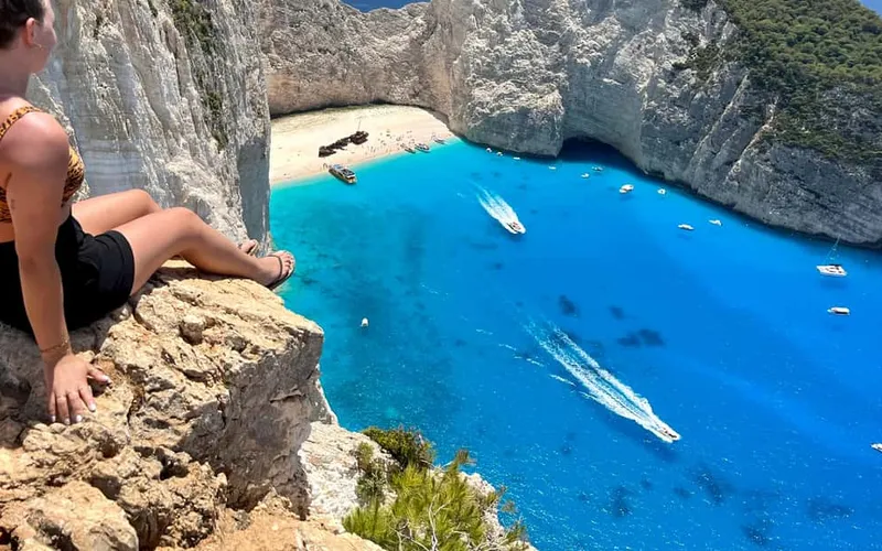 Shipwreck Beach with Blue Caves Land & Sea Tour — boat tours and day cruises from Zakynthos, Greece