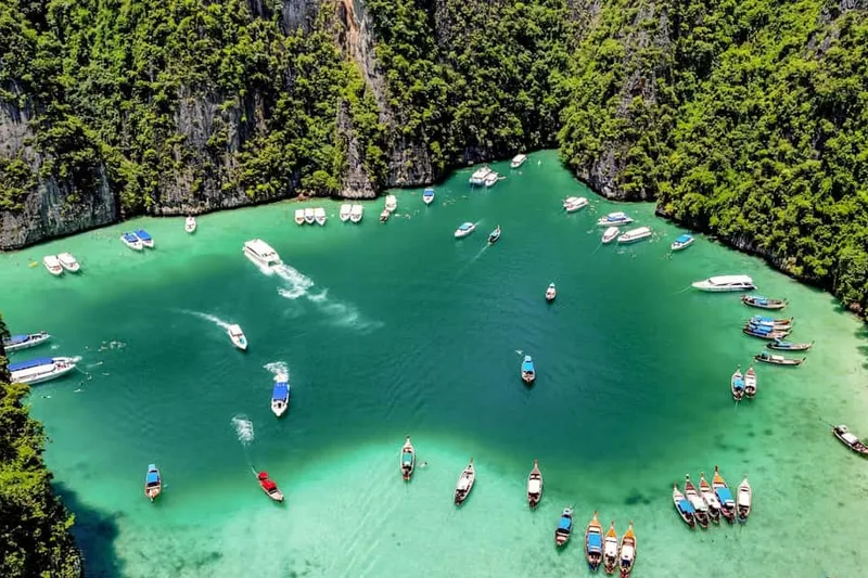Maya, Phi Phi, and Bamboo Island with Buffet Lunch — a day cruise from Phuket